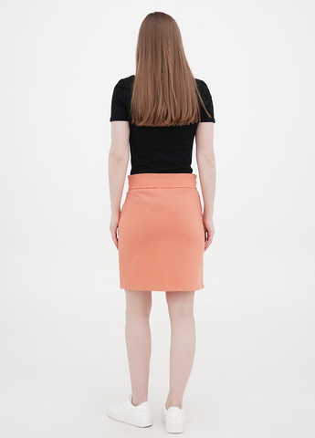 Персиковая кэжуал однотонная юбка Orsay