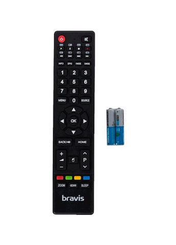 Телевизор Bravis led-24e6000 + t2 black (132568978)