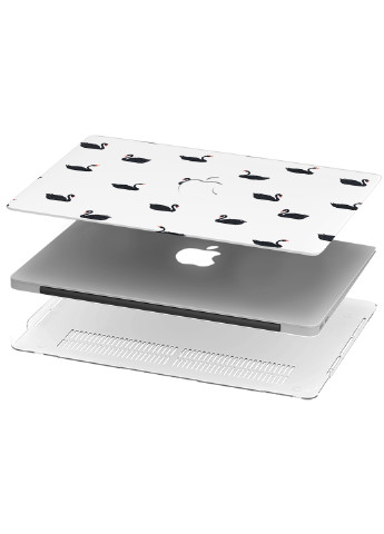 Чохол пластиковий для Apple MacBook Pro 15 A1707 / A1990 Паттерн Гуси (Pattern) (9649-2779) MobiPrint (219124780)