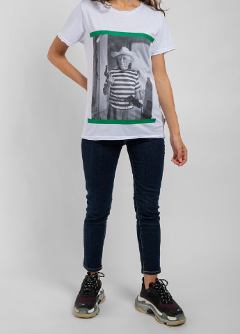 Белая футболка с принтом Ko Samui - (250382600)