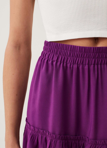 Фиолетовая кэжуал однотонная юбка OVS