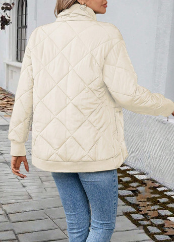 Кремовая зимняя куртка SHEIN