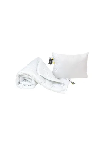 Ковдра Набір шовковий №1687 Eco Light White Ковдра 140х205+ подушка (2200002656856) Mirson (254076035)