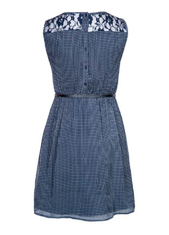 Синя повсякденний жіноча легка літня шифонова сукня бебі долл Vila однотонна