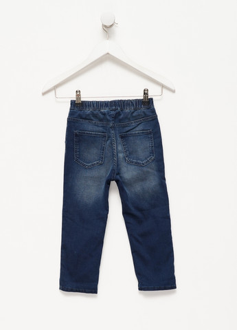 Темно-синие зимние зауженные джинсы H&M
