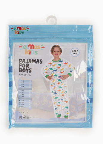 Комбинированная всесезон пижама Elmos