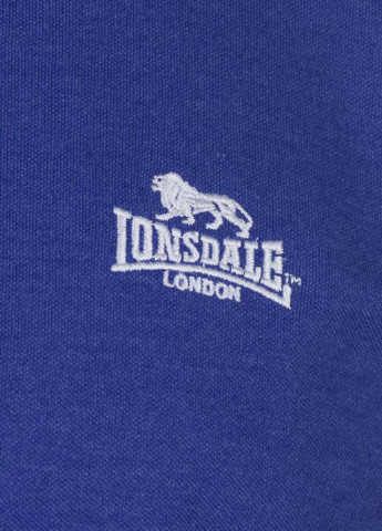 Синяя футболка-поло для мужчин Lonsdale с логотипом