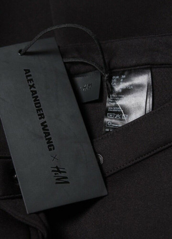 Черные кэжуал демисезонные зауженные брюки Alexander Wang