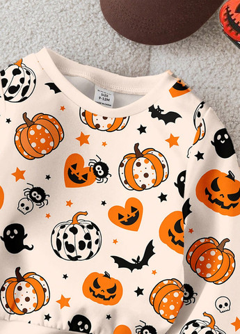 SHEIN свитшот рисунок белый кэжуал полиэстер