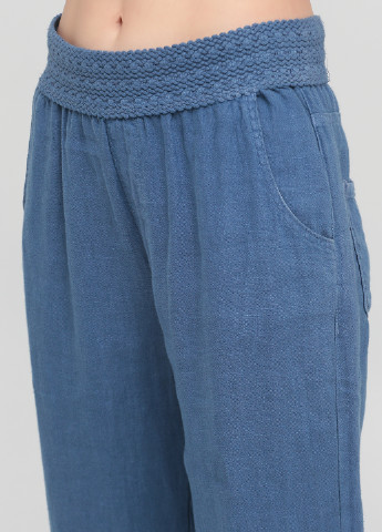 Синие кэжуал демисезонные брюки Bebe Plus