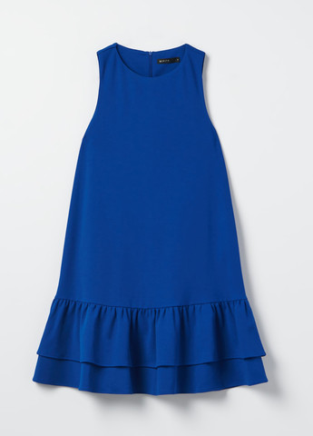 Синее кэжуал платье Mohito однотонное