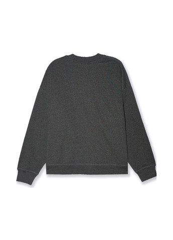 Темно-серый свитшот Piazza Italia надпись без декора (362876112)