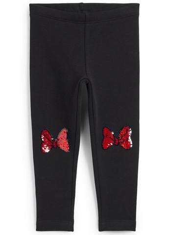 Черные зимние леггинсы C&A