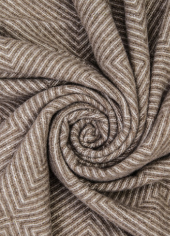 Плед Мериносовый РОМБ коричневый 140 x 200 см Love You (256007471)