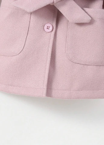 Лиловое демисезонное Пальто SHEIN