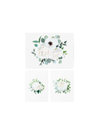 Временные тату "White Bloom Set" TATTon.me (254255613)