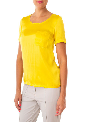 Желтая летняя футболка Marc Aurel