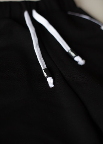 Чорний демісезонний костюм (світшот, штани) ALNEST Костюм спортивный "Black"
