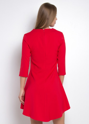 Красное кэжуал платье Tales однотонное