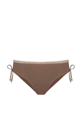 Коричневые купальные трусики однотонные Marc & André