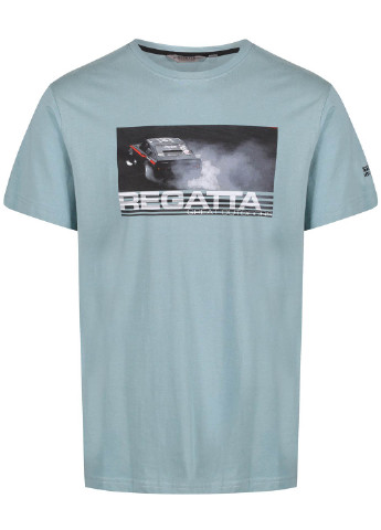 Світло-блакитна футболка з коротким рукавом Regatta