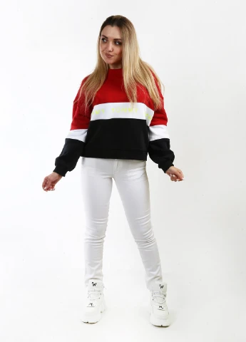 Комбінований світшот Tommy Hilfiger напис (254869455)