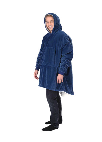 Плед-толстовка с капюшоном Pleid Hoodie Blue UFT (246625935)