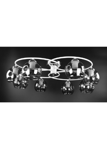 Люстра стельова на 8 лампочок 7060/8-wh-gr Білий 20х70х70 см. Sunnysky (253527766)