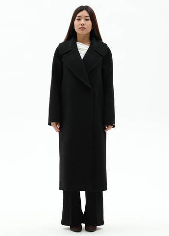 Черное демисезонное Пальто CHIUAS