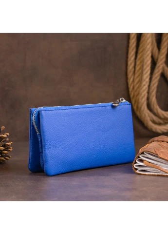 Женский кожаный кошелек-клатч 19,2х10х2 см st leather (252132463)