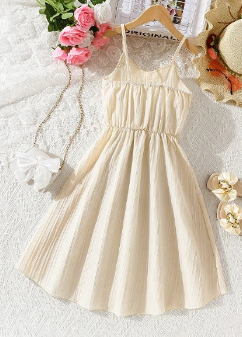 Молочное платье SHEIN (331624098)