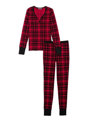 Комбинированная всесезон пижама (лонгслив, штаны) лонгслив + брюки Victoria's Secret