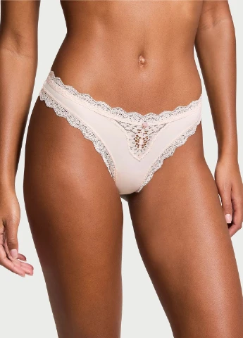 Рожевий демісезонний комплект (бюстгальтер, трусики) Victoria's Secret