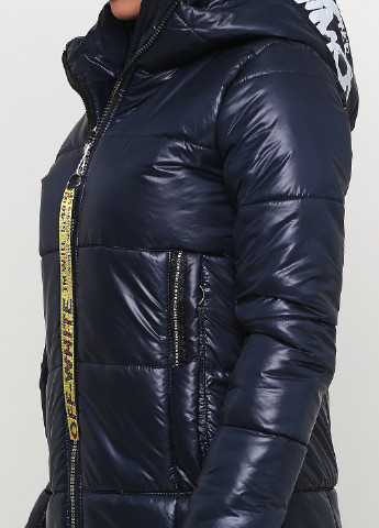 Темно-синяя зимняя куртка R&G