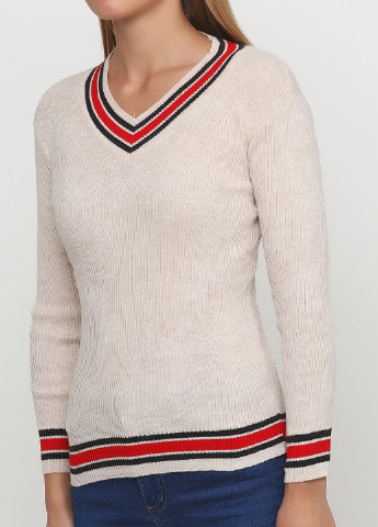 Светло-бежевый демисезонный пуловер пуловер Soyler