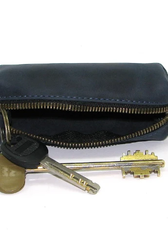 Кожаная ключница DNK Keys-S bochka H синяя DNK Leather (253932934)