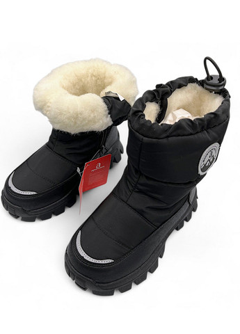 Черные дутики Apawwa на молнии