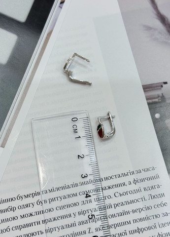 Сережки Silver Flame (317284857)