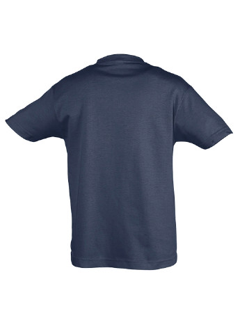 Темно-синяя летняя футболка с коротким рукавом Sol's