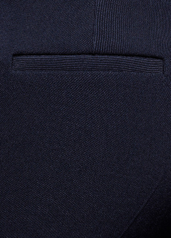 Темно-синие кэжуал демисезонные зауженные брюки Oodji