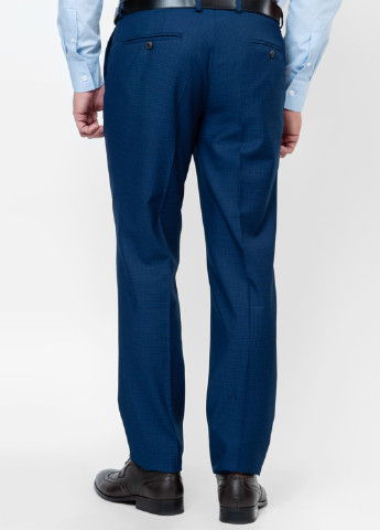 Темно-синие классические демисезонные классические брюки Arber