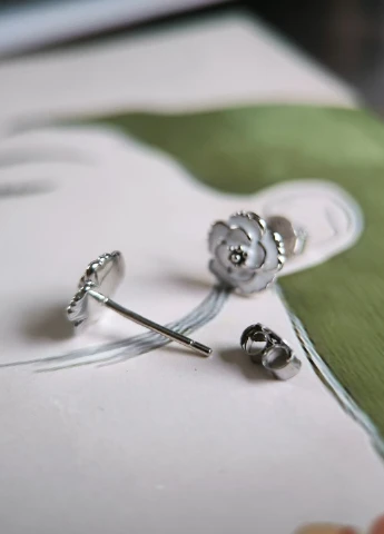 Сережки Silver Flame (350941517)