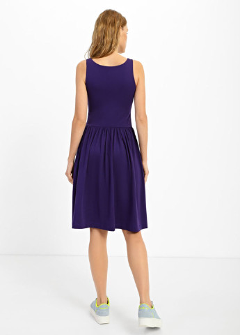 Фиолетовое кэжуал платье платье-майка, клеш Promin однотонное