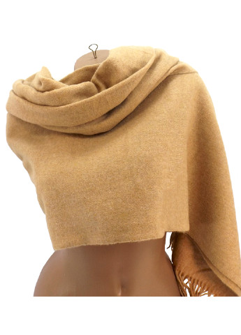 Женский кашемировый шарф Песочный LuxWear s128003 (225001120)