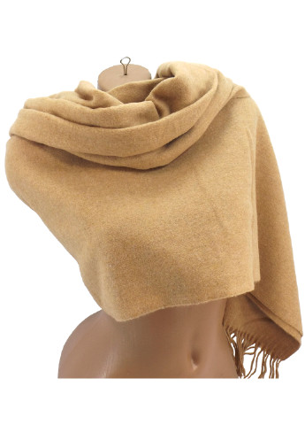 Женский кашемировый шарф Песочный LuxWear s128003 (225001120)
