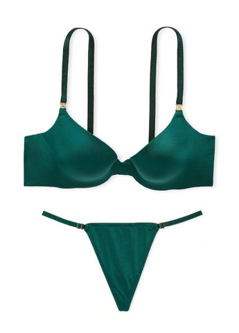 Зелений демісезонний комплект (бюстгальтер, трусики) Victoria's Secret