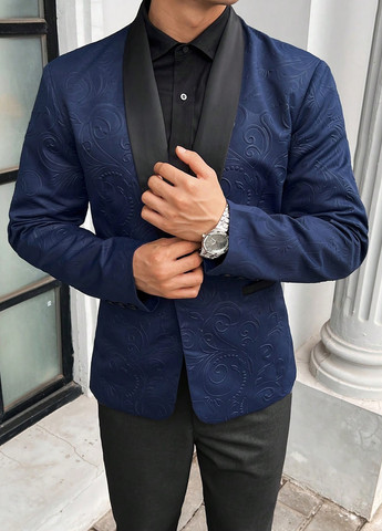 Комбінований демісезонний костюм (піджак, штани) брючний SHEIN