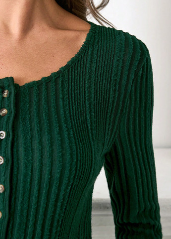 Темно-зеленый демисезонный свитер для беременных и кормящих джемпер SHEIN