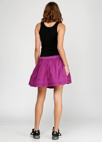 Фиолетовая кэжуал однотонная юбка Billabong мини
