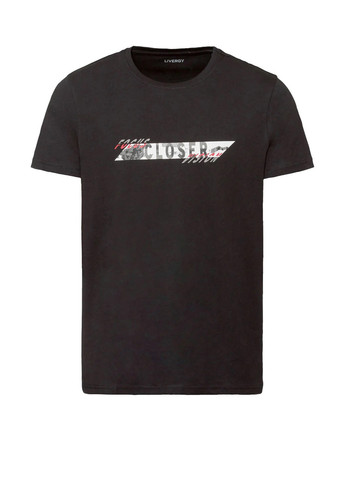 Чорна футболка Livergy